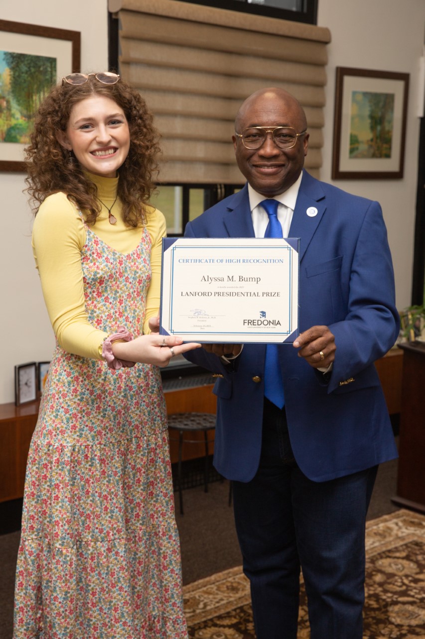 Bump to receive Lanford Presidential Prize | News, Sports, Jobs - Vimarsana News